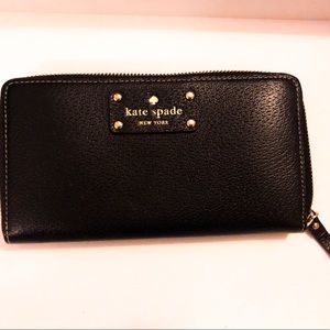 Kate Spade Long Black Wallet